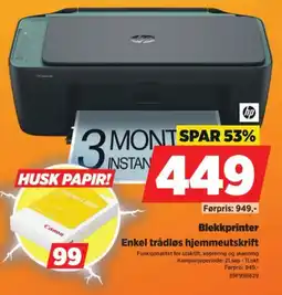 POWER Hp blekkprinter tilbud