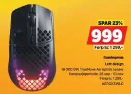 POWER Aerox3wlo Gamingmus tilbud