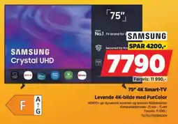 POWER Samsung 75" 4K Smart-TV tilbud
