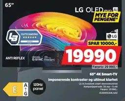 POWER LG OLED evo AI 65" 4K Smart-TV tilbud