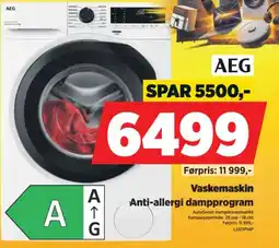 POWER AEG Vaskemaskin tilbud