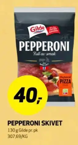 Bunnpris Gilde Pepperoni Skivet tilbud