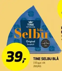 Bunnpris Tine selbu blå tilbud
