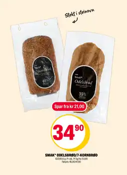 Coop Extra Smak* Odelsbrød/7-kornbrød tilbud