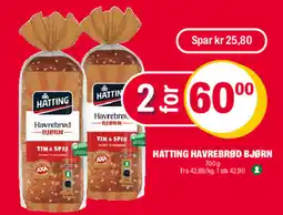 Coop Extra Hatting Havrebrød Bjørn tilbud