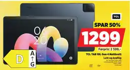 POWER Tcl tab 10l gen 4 nettbrett tilbud
