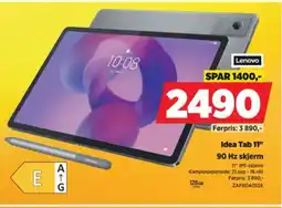 POWER Lenovo Idea Tab 11" 128 GB tilbud