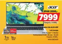 POWER Acer Aspire Lite AL15-45P tilbud