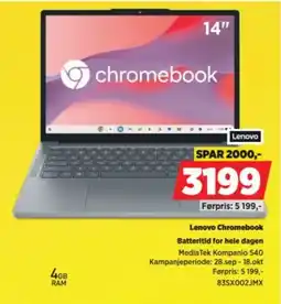 POWER Lenovo Chromebook 14" 4GB RAM tilbud