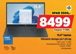 POWER Hp 15,6" laptop tilbud