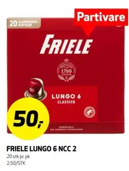 Bunnpris Friele Lungo 6 Ncc 2 tilbud