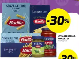 Bunnpris Barilla Utvalgte produkter tilbud