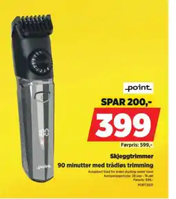 POWER Point Skjeggtrimmer tilbud