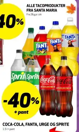 Bunnpris Coca-Cola, Fanta, Urge og Sprite tilbud