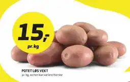 Bunnpris Potet løs vekt tilbud
