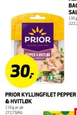Bunnpris Prior kyllingfilet pepper & hvitløk tilbud
