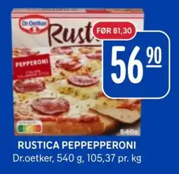 Rema 1000 Dr.oetker rustica peppeperoni tilbud
