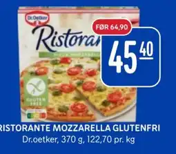 Rema 1000 Dr.oetker Ristorante Mozzarella Glutenfri tilbud