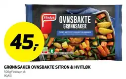 Bunnpris Findus Grønnsaker Ovensbakte Sitron & Hvitløk tilbud