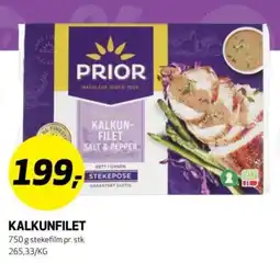 Bunnpris Prior kalkunfilet salt & pepper tilbud