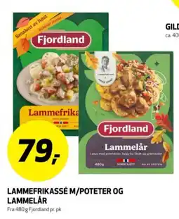 Bunnpris Fjordland Lammefrikassé M/Poteter og Lammelår tilbud