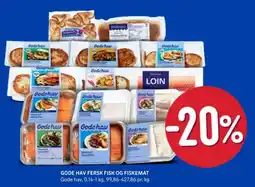 Rema 1000 Gode hav fersk fisk og fiskemat tilbud
