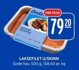 Rema 1000 Gode hav laksefilet u/skinn tilbud