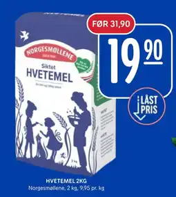 Rema 1000 Norgesmøllene Hvetemel tilbud