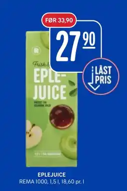Rema 1000 Eplejuice tilbud