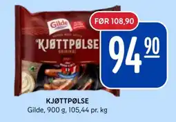 Rema 1000 Gilde kjøttpølse original tilbud