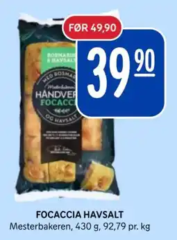 Rema 1000 Focaccia havsalt tilbud