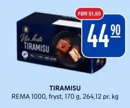 Rema 1000 Rema 1000 Tiramisu tilbud