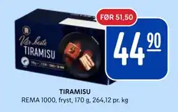 Rema 1000 Rema 1000 Tiramisu tilbud