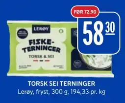 Rema 1000 Lerøy Torsk Sei Terninger tilbud