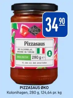 Rema 1000 Kolonihagen Pizzasaus ØKO tilbud