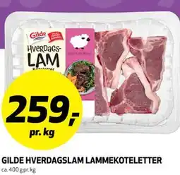 Bunnpris GILDE HVERDAGSLAM LAMMEKOTELETTER tilbud
