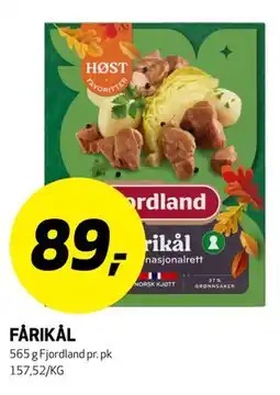 Bunnpris FÅRIKÅL tilbud