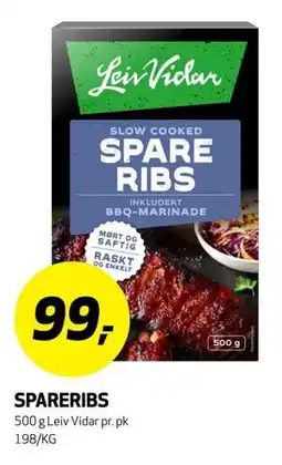 Bunnpris SPARERIBS tilbud