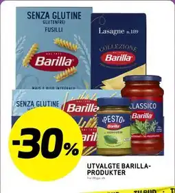 Bunnpris UTVALGTE BARILLA-PRODUKTER tilbud