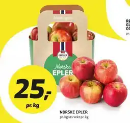 Bunnpris NORSKE EPLER tilbud