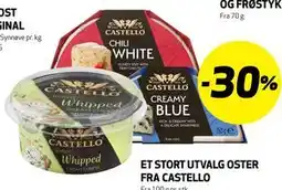 Bunnpris ET STORT UTVALG OSTER FRA CASTELLO tilbud