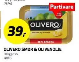 Bunnpris OLIVERO SMØR & OLIVENOLJE tilbud