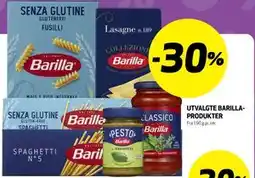 Bunnpris UTVALGTE BARILLA-PRODUKTER tilbud