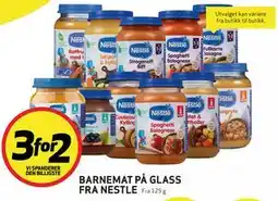 Bunnpris BARNEMAT PÅ GLASS FRA NESTLE tilbud