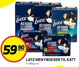 Bunnpris LATZ MENYBOKSER TIL KATT tilbud