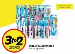 Bunnpris JORDAN TANNBØRSTER tilbud