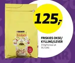 Bunnpris FRISKIES OKSE/ KYLLING/LEVER tilbud
