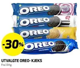 Bunnpris UTVALGTE OREO- KJEKS tilbud