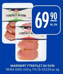 Rema 1000 MARINERT YTREFILET AV SVIN tilbud