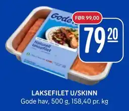 Rema 1000 LAKSEFILET U/SKINN tilbud